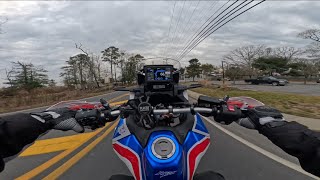 Africa Twin 1100 POV Pure Sound 4K [upl. by Ecinna262]