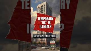 Is Temporary Occupancy Certificate Illegal UPERAs order rera [upl. by Naraj]