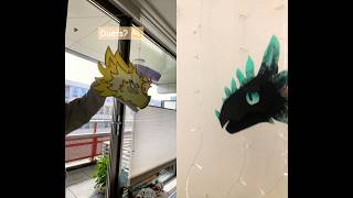 Duet with ConfettisArt I’m late sorry… puppetdragon puppet art duet viralvideo [upl. by Ansley]