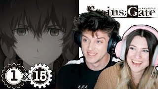 STEINSGATE 1x15 quotMissing Link Necrosisquot  Reaction and Discussion [upl. by Chilt]