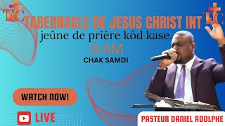 Tabernacle De Jesus Christ International  jeûne de prière kòd kase 11092024 [upl. by Nylra]