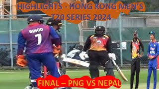 Final Match Highlights  Papua New Guinea vs Nepal  Hong Kong Mens T20I Series [upl. by Tik229]