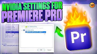 Best NVIDIA Settings For PREMIERE PRO 2024 Fix Premiere Pro not using GPU ACCELERATION for Rendering [upl. by Necila524]