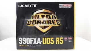 Placamãe GIGABYTE 990FXAUD5 R5 AM3 PTBR  Peperaio Hardware [upl. by Rehpotsirc]