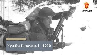 Nytt fra Forsvaret 1  1950 [upl. by Llenal319]