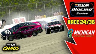 Hold the BREAKS  eNASCAR iRacing Series  Michigan  Race 2436 [upl. by Anerroc]