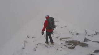 Crib Goch Snowdonia in Winter [upl. by Rosemari]