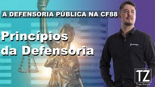 A Defensoria Pública na C88  Princípios da Defensoria Pública [upl. by Thaddus]