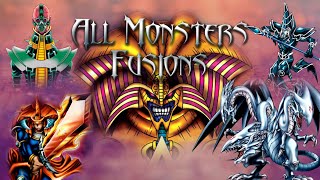 YuGiOh  Capsule Monster Coliseum  All Monsters Fusions [upl. by Esertak]