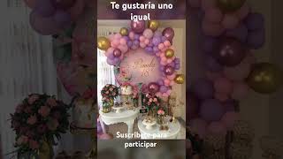 Decoración en Globos y Flores para un Cumpleaños de Ensueñoquot [upl. by Anerb725]