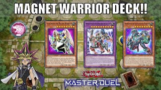 Best Magnet Warrior Deck  Crushing Meta  YuGiOh Master Duel [upl. by Reinert]