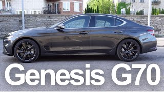 Essai Genesis G70 2024 [upl. by Auqinehs]