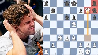 MESTRE FIDE POSSUÍDO ENCURRALA MAGNUS CARLSEN [upl. by Nnitsuj973]