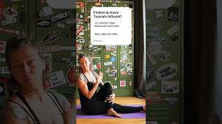 ✅ Mini Tutorial Drehsitz yogashorts yogalehrerin yogatipps yoga asana gesundheit [upl. by Godfree]