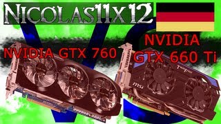 DEUTSCH NVIDIA GTX 760 vs GTX 660 Ti [upl. by Kamat]