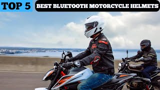 TOP 5 BEST BLUETOOTH MOTORCYCLE HELMETS in 2024 [upl. by Anauqahs845]