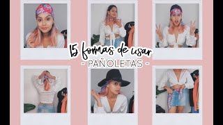 15 formas de usar PAÃ‘OLETAS 1MinConLaGalarza [upl. by Yendahc838]