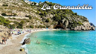 La Granadella Javea Spain Drone FootageCrystal Clear Water [upl. by Salome]