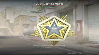 cs2 first 2024 service medal badge [upl. by Mannos]