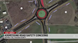 New roundabout expected to improve safety at busy Pickens Co intersection [upl. by Claudianus]