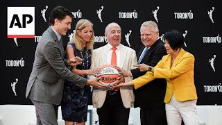 Toronto awarded WNBAs first franchise outside US to begin play in 2026 [upl. by Ttoille]