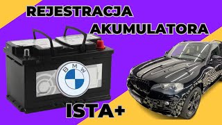 BMW REJESTRACJA AKUMULATORA ISTA  WYMIANA AKUMULATORA  BMW BATTERY REGISTRATION [upl. by Lida]