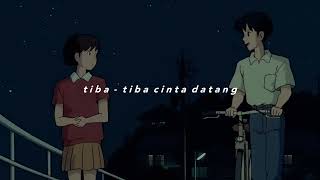 tibatiba cinta datang  maudy ayunda  speed up  reverb [upl. by Nilek743]