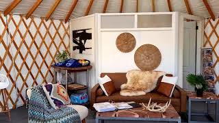 Look Inside a 20Foot Pacific Yurt [upl. by Strade636]