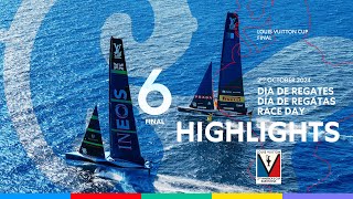 Louis Vuitton Cup Final Day 6 Highlights [upl. by Heywood702]