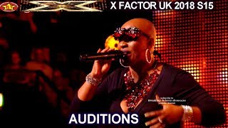 Janice Robinson 50 year old sings a WOW Original song “Dreamer” AUDITIONS week 1 X Factor UK 2018 [upl. by Aisitel76]