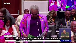 Social Development  Gambling affecting social grant recipients [upl. by Omoj]