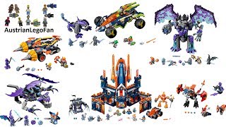 All Lego Nexo Knights Season 4 sets  Lego Speed Build Review [upl. by Aihcsrop]