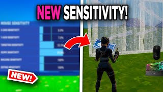 NEW Build amp Editing Sensitivity for Keyboard amp Mouse Best Sensitivity Fortnite Chapter 4 Season 2 [upl. by Charlean]