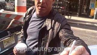 Dennis Quaid  Signing Autographs at the Today Show [upl. by Laeahcim]