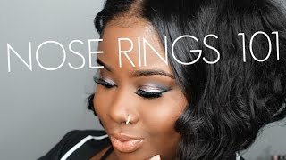 ♡ Nose Rings 101 Care  Jewelry [upl. by Atinnod111]