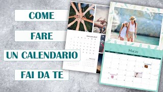 Come fare un calendario fai da te con Foto Festività e tanto altro [upl. by Tansey]