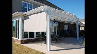 Betterliving Pergola Side Curtain Solar Shade Extending [upl. by Anilys]