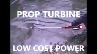 Direct comparison propeller hydrokinetic turbine VS first ever 3D toroidal turbine on inclined shaft [upl. by Marietta]