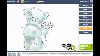 How to Draw Tatty Teddy [upl. by Cann]