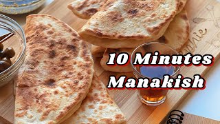 10 minutes Manakish recipe in English  with just a few ingredients prepare the best breakfast [upl. by Inad]