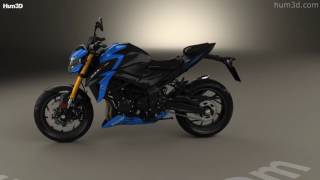 Suzuki GSXS750 2017 3D model by 3DModelsorg [upl. by Sager]