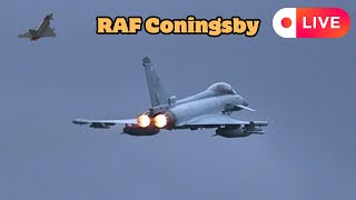 LIVE From RAF Coningsby  Home to RAF Eurofighter Typhoon FGR4  QRA amp BBMF [upl. by Kresic]