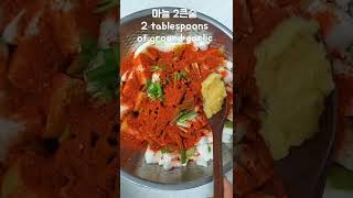 10분완성 quot초간단 깍두기quot 비건 레시피  Korean Daikon Kimchi quotKkakdugiquot Vegan Recipe shorts [upl. by Ahsertal]