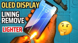 OLED Display Lining Remove in Lighter  Real or Fake हिंदी 🤔 [upl. by Frans331]