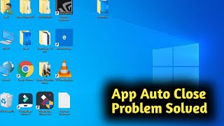 Fix Windows 10 App Automatically Close Problem [upl. by Robinet]