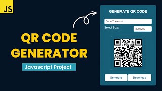 How to build QR Code Generator in JavaScript [upl. by Akiv]