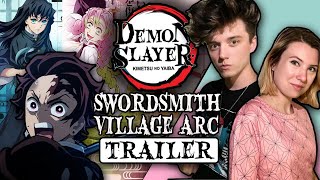 Haganezukas House Demon Slayer Kimetsu no Yaiba Swordsmith Village Arc Trailer Reaction [upl. by Esilehs]