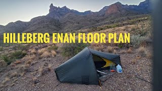 Hilleberg Enan Floor Plan [upl. by Gothart]