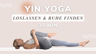 Yin Yoga gegen Rückenschmerzen  Verspannungen lösen amp Faszien dehnen  Loslassen und Ruhe finden [upl. by Liban]