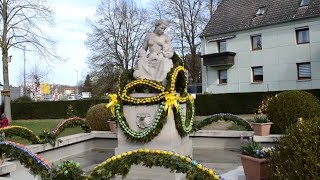 Ein wunderschön dekorierter Osterpark 2024 Bayern Sulzbach  Rosenberg [upl. by Ahsikrats]